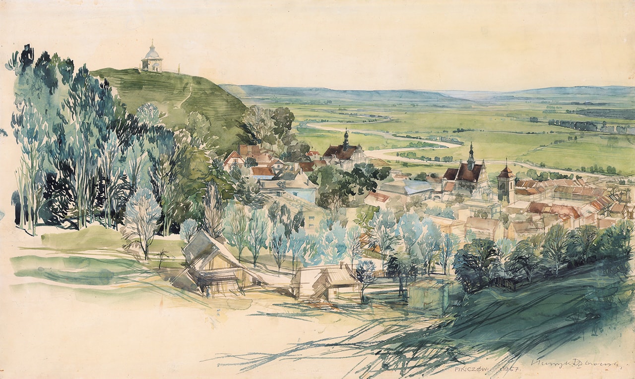 Pińczów – panorama (1967)