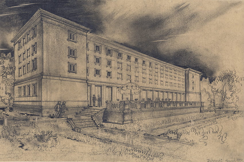 Warszawa – Muranów, budynek (1951)