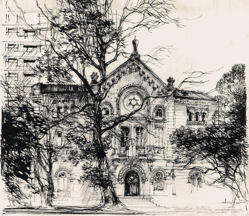 Warszawa, Synagoga Nożyków (1986)