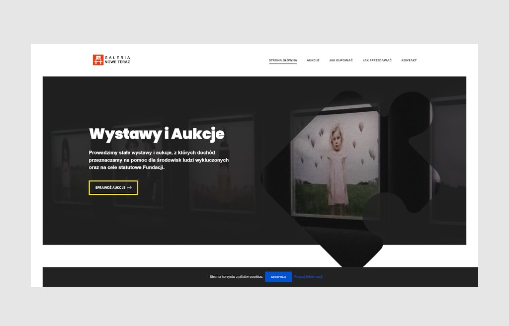 Projekt Galeria Nowe Teraz